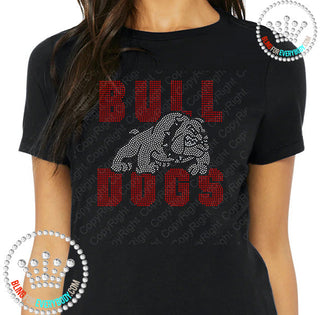 Bulldogs Full Body Spangle Transfer #10039