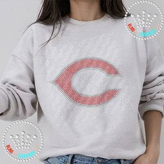 Carthage C 11-Inch Spangle Bling Unisex Sweatshirt #10359