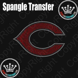 Carthage C 11-Inch Spangle Transfer #10359