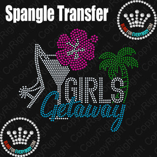 Girls Getaway Spangle Transfer #10572