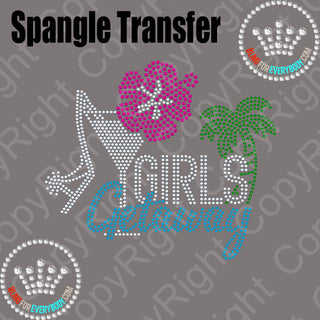 Girls Getaway Spangle Transfer #10572