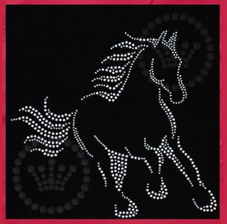 Running Horse Spangle Transfer