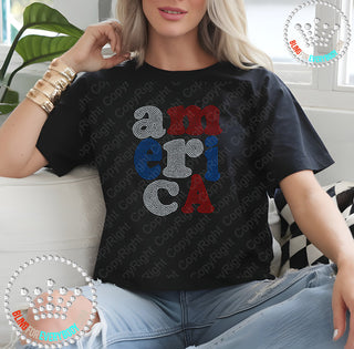 America Youth Spangle Transfer