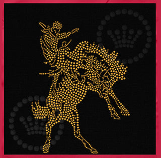Broncbuster Horse Spangle Transfer
