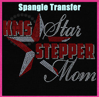 KMS Star Steppers Mom Spangle Transfer