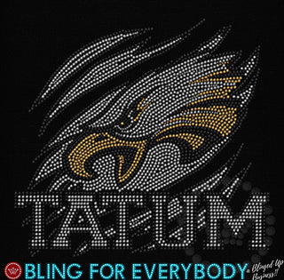 Tatum Eagles Adult Spangle Transfer