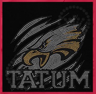 Tatum Eagles Adult Spangle Transfer