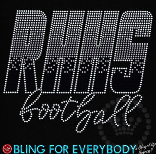 RHHS Football Ombre Spangle Transfer