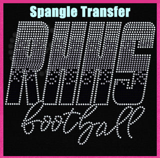 RHHS Football Ombre Spangle Transfer