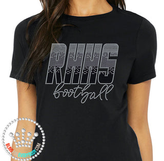 RHHS Football Ombre Spangle Transfer