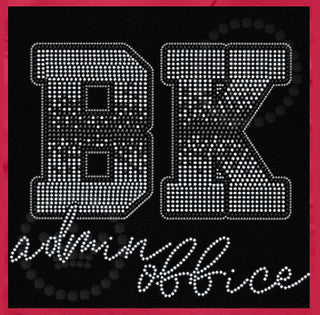 Bk Silver Ombre Admin Office Spangle Transfer