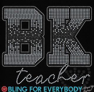 BK Ombre Teacher Spangle Transfer