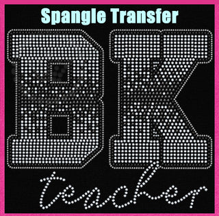 BK Ombre Teacher Spangle Transfer