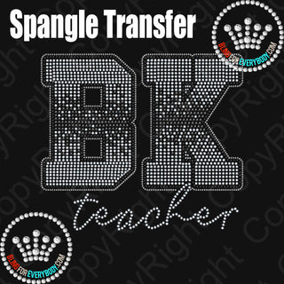 BK Ombre Teacher Spangle Transfer