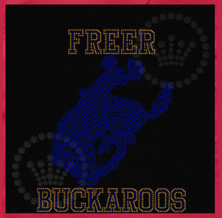 Classic Freer Buckaroos Spangle Transfer