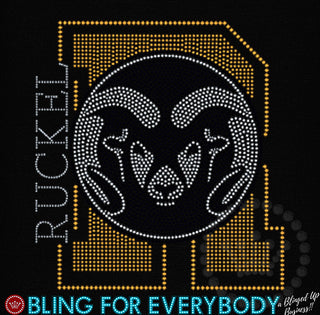Ruckel Rams Spangle Transfer