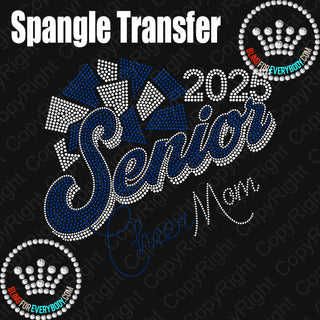 Senior Cheer Mom 2025 Spangle Transfer #10984