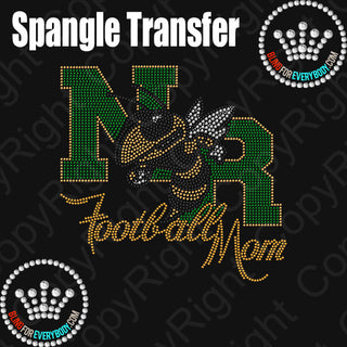 North Reading Hornets Football Spangle Transfer #11001