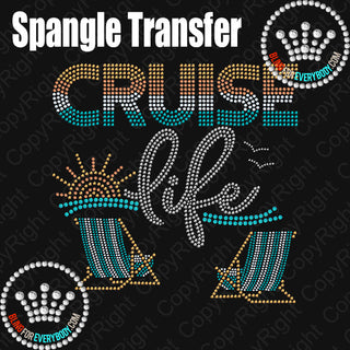 Cruise Life Spangle Transfer #11424
