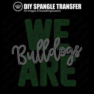 We Are Bulldogs Spangle Transfer #11511