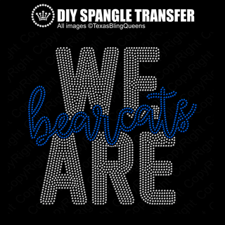We Are Bearcats Spangle Transfer #11514