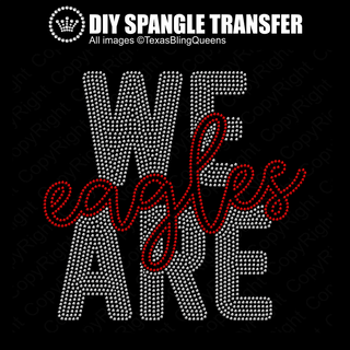 We Are Eagles Spangle Transfer #11515
