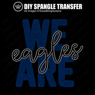 We Are Eagles Spangle Transfer #11515