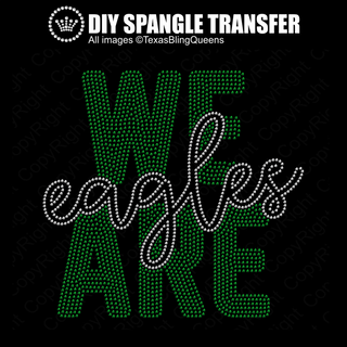 We Are Eagles Spangle Transfer #11515