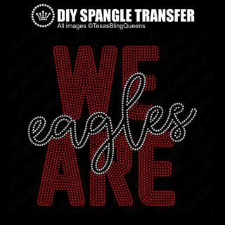 We Are Eagles Spangle Transfer #11515