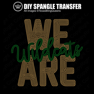 We Are Wildcats Spangle Transfer #11516