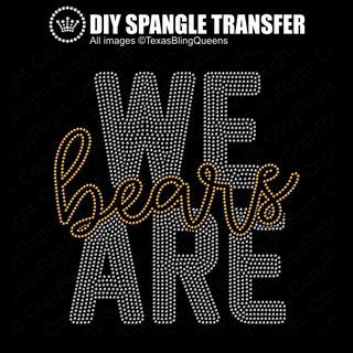 We Are Bears Spangle Transfer #11521