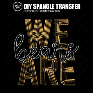 We Are Bears Spangle Transfer #11521