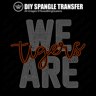 We Are Tigers Spangle Transfer #11522