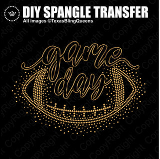 Game Day Script Spangle Transfer #11679
