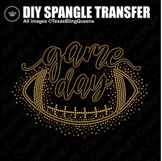 Featured -  Game Day Script Spangle Transfer #11679