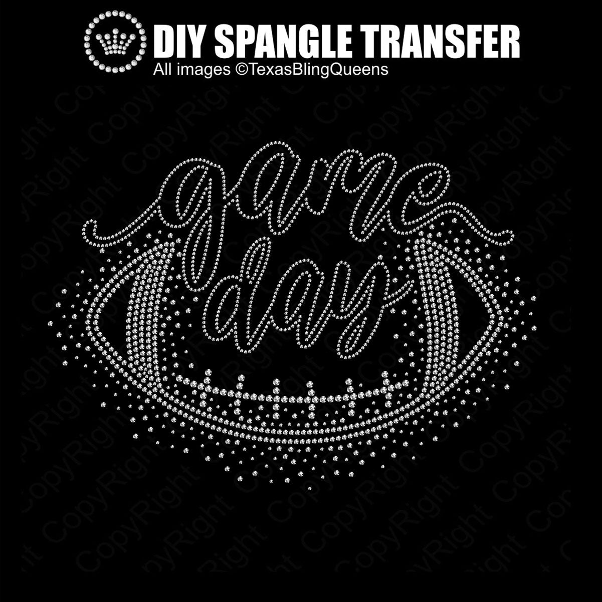 Game Day Script Spangle Transfer #11679