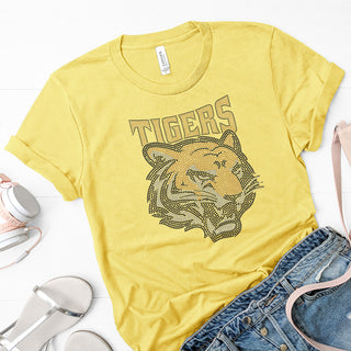 Tiger Mascot with Tigers Title Wheeler Spangle Transfer #11761
