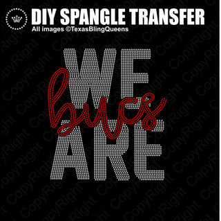 We Are Bucs Spangle Transfer #11823