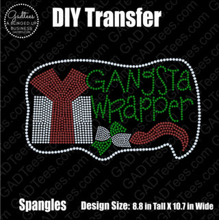 Gangsta Wrapper Spangle Transfer #1201