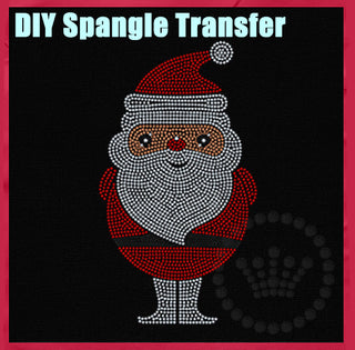Fat Santa Spangle Transfer