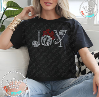 Joy Ornament Spangle Transfer