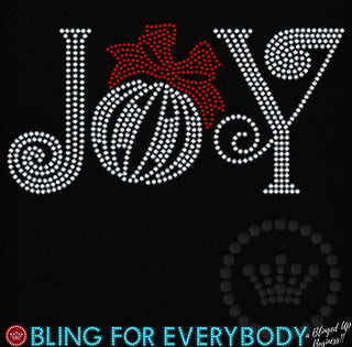 Joy Ornament Spangle Transfer