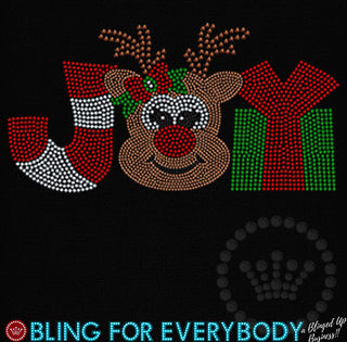 Joy Reindeer (Adult) Spangle Transfer