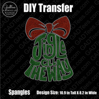Jingle All the Way Spangle Transfer #1213