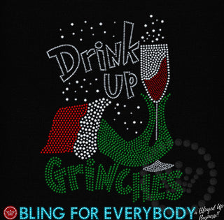 Drink Up Grinches Spangle Transfer