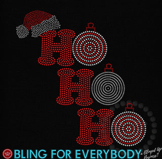 HO HO HO 2-Color Spangle Transfer