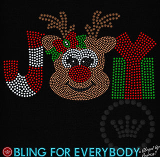 Joy Reindeer (Youth) Spangle Transfer
