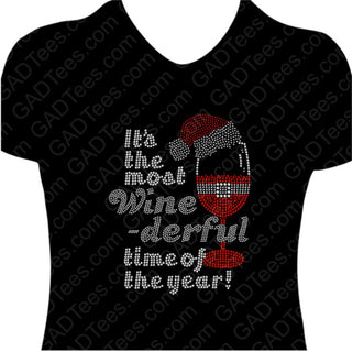Wine-derful Time of Year Spangle Transfer #1282