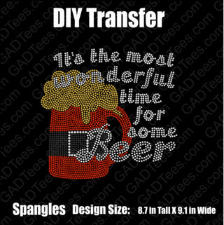 Wonderful Time of Beer Spangle Transfer #1291