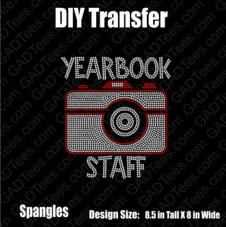 Yearbook Staff Spangle Transfer #1507